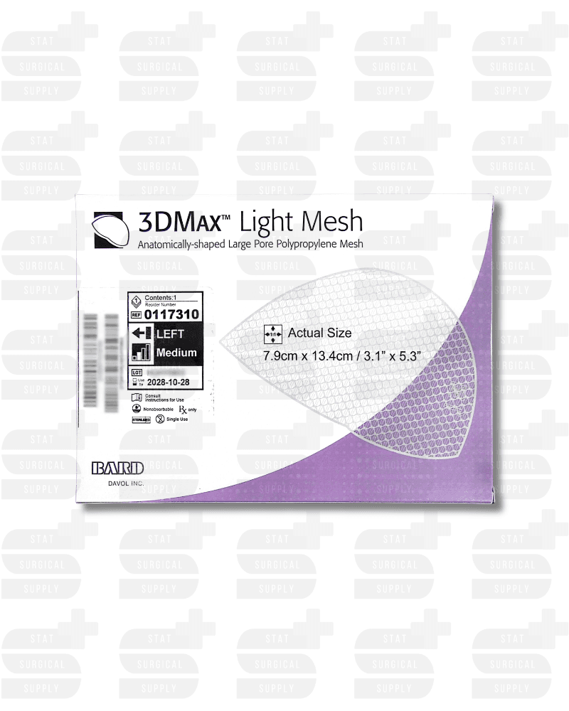 BARD 0117310 3DMax™ Light Mesh, Medium Left, 3.1 in x 5. BARD - Model 0117310